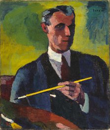 Self-Portrait, 1910-1913. Creator: Henry Lyman Saÿen.
