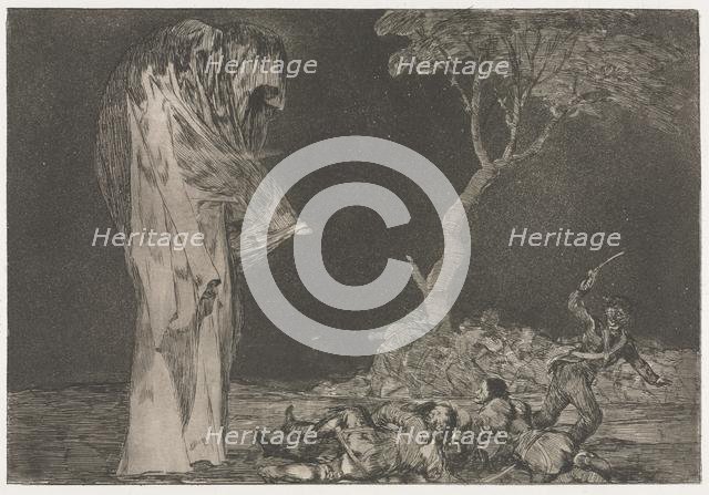The Proverbs: Folly of Fear, 1864. Creator: Francisco de Goya (Spanish, 1746-1828).