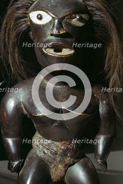 Figure from a Hawaiian royal temple. Artist: Unknown