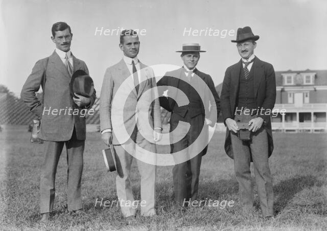 Germans at Princeton -- Weitzer - Lt. Reichenau - Dr. Bemer [i.e., Berner] - Carl Diem, between c191 Creator: Bain News Service.