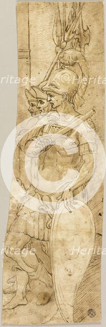 Three Roman Soldiers, n.d. Creator: Unknown.