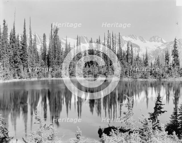 Marion Lake on Mt. Abbott, Selkirk Mtns., B.C., Canada, between 1900 and 1906. Creator: Unknown.
