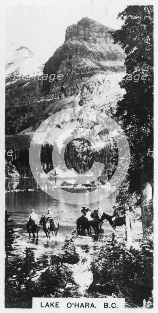 Lake O'Hara, British Columbia, Canada, c1920s. Artist: Unknown
