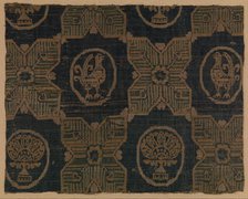 Textile Fragment, probably Iran, 8th-9th century. Creator: Unknown.
