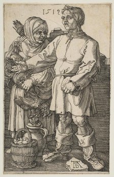 The Peasant Couple at Market, 1519. Creator: Albrecht Durer.