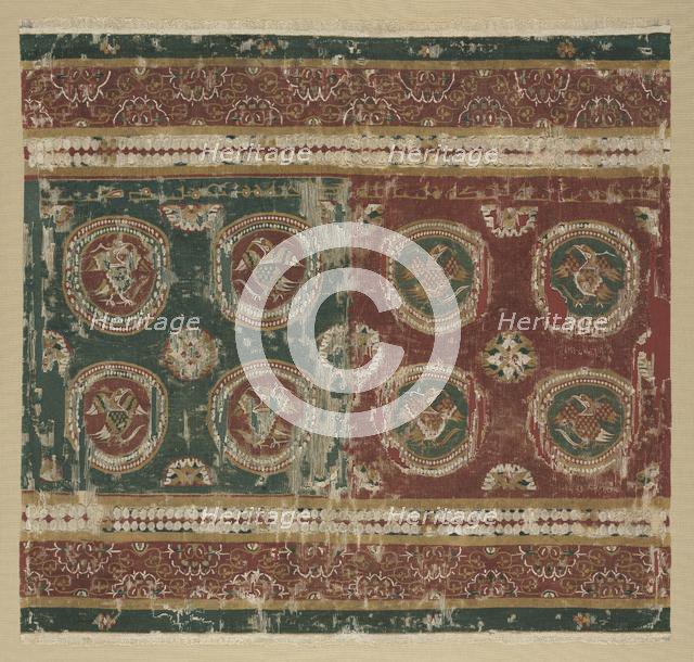 Pillow cover with Arabic inscription, 800s. Creator: Unknown.