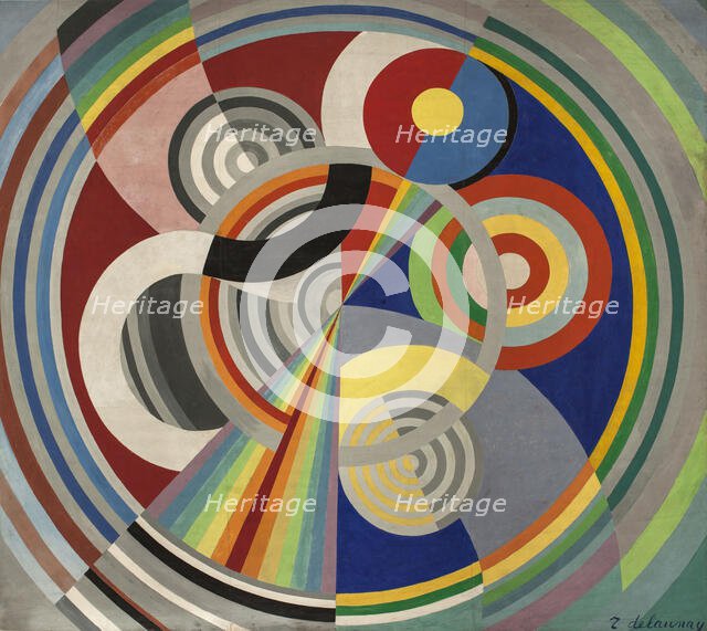 Rythme n°1, décoration pour le Salon des Tuileries, 1938. Creator: Delaunay, Robert (1885-1941).