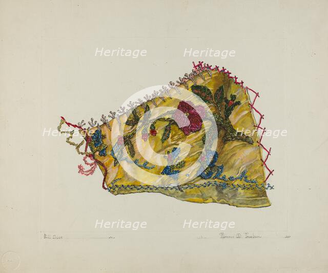 Patchwork Quilt (Section), 1935/1942. Creator: Florence Truelson.