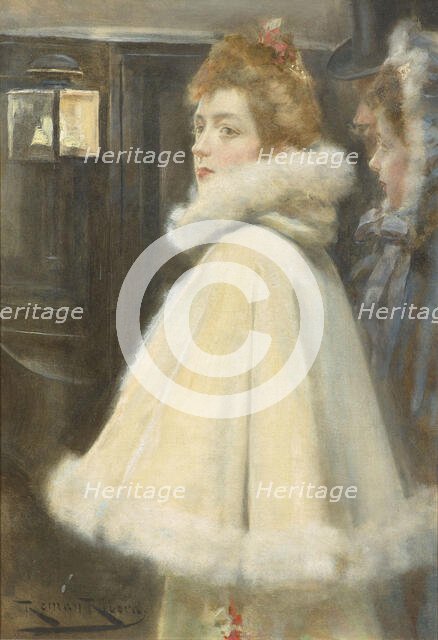 Before the ball. Creator: Ribera Cirera, Román (1848-1935).