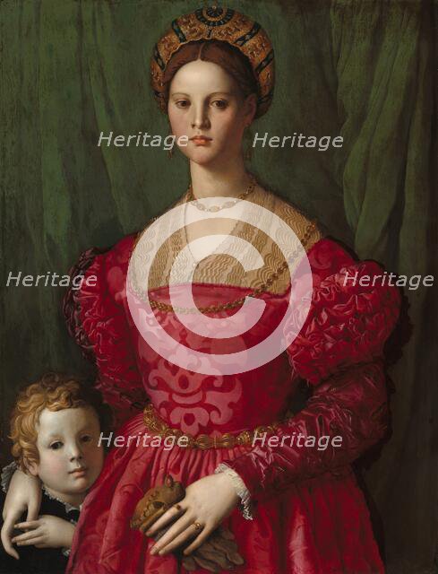 A Young Woman and Her Little Boy, c. 1540. Creator: Agnolo Bronzino.