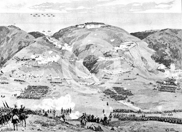 The War in Eastern Asia: the Storming of Port Arthur by the Japanese, 1895. Creator: George Meisenbach.