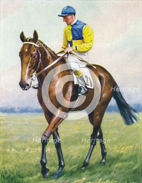 "Scottish Union", Jockey: B. Carslake', 1939. Creator: Unknown.