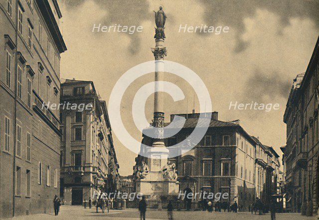 'Roma - Piazza di Spagna', 1910. Artist: Unknown.