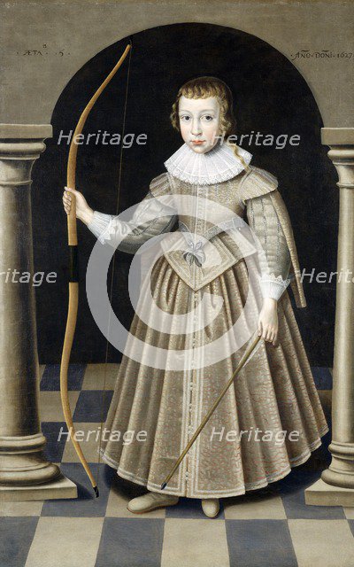 A boy of the Howard Family, 1627. Artist: Robert Peake.