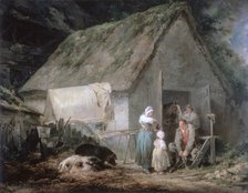 'Morning: Higglers Preparing for Market', 1791. Artist: George Morland