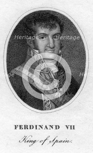 Ferdinand VII, King of Spain, 19th century. Artist: Unknown