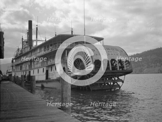 Paddle steamer, September 1921. Creator: Unknown.