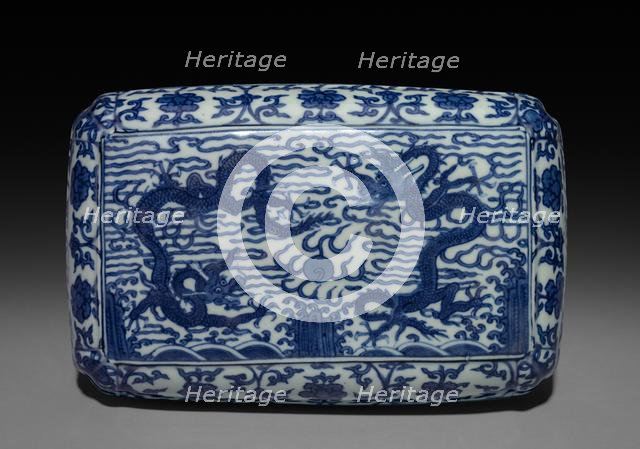Covered Box with Dragons, 1573-1620. Creator: Unknown.