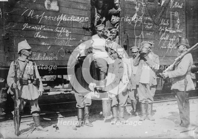 In East Prussia--Russian prisoners, 1914. Creator: Bain News Service.