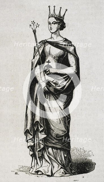Eleanor of Sicily, 1852.  Creator: Unknown.