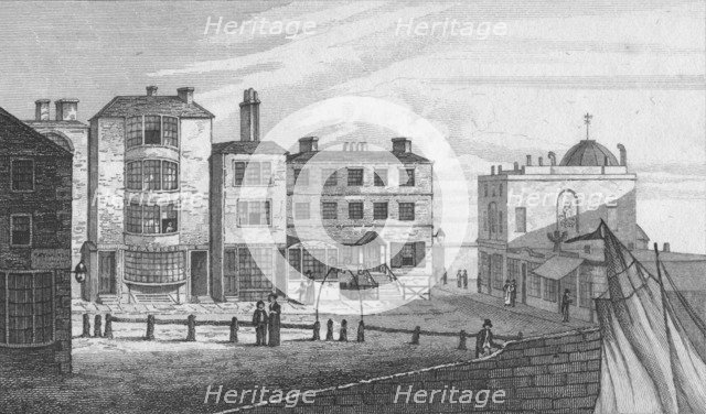 'High Street & Garners Library from Marine Parade', 1820. Artist: John Shury.