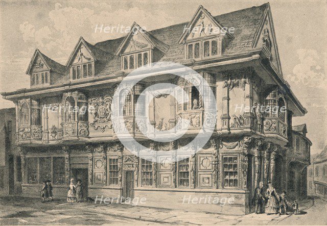 Old house at Ipswich, Suffolk, 1915. Artist: Unknown.