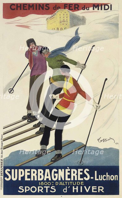 Luchon-Superbagnères, 1929.