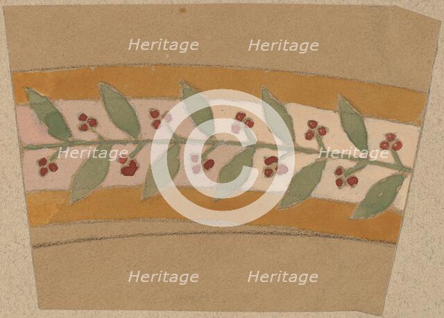 Study for a Border Design, 1890/1897. Creator: Charles Sprague Pearce.