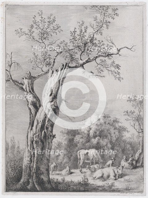 Spring, after a Drawing Made at Saint-Chamond, 1795. Creator: Jean-Jacques de Boissieu.
