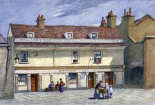 The Ship Aground public house, Wolseley Street, Bermondsey, London, c1875.                           Artist: JT Wilson