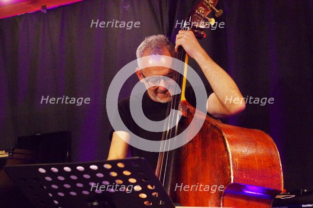 Liran Conan, Guido Spannocchi Quartet, Verdict Jazz Club, Brighton, East Sussex, Sept 2023. Creator: Brian O'Connor.