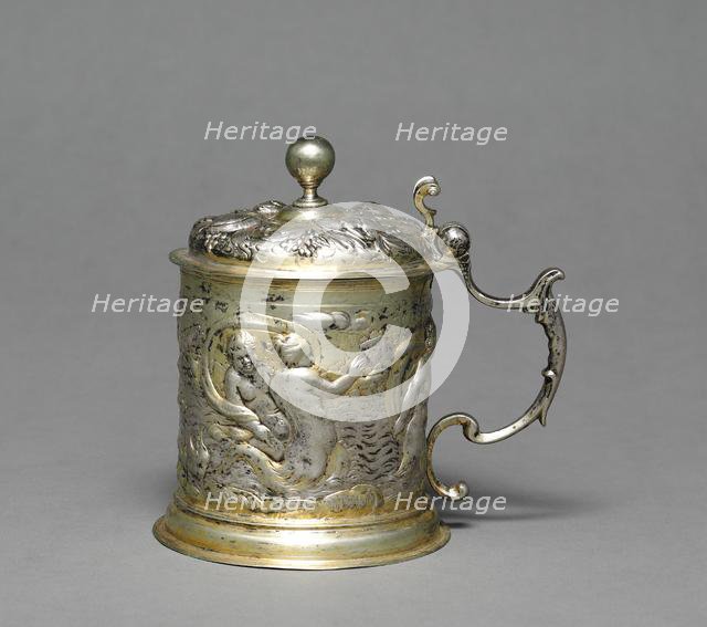 Tankard, c. 1680. Creator: Unknown.