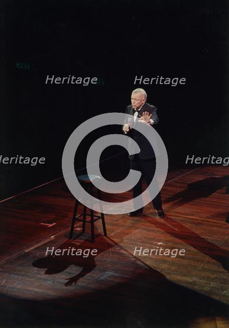 Frank Sinatra, Royal Albert Hall, London, 1989.   Creator: Brian Foskett.