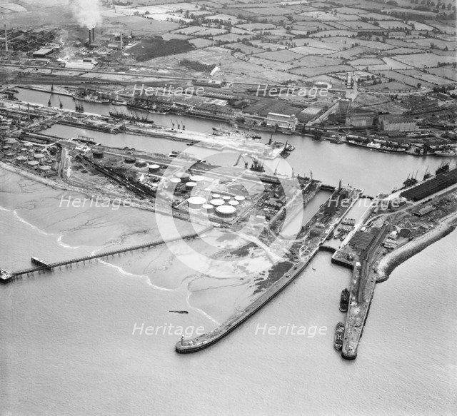 Royal Edward Dock, Avonmouth, Bristol, 1946. Artist: Aerofilms.