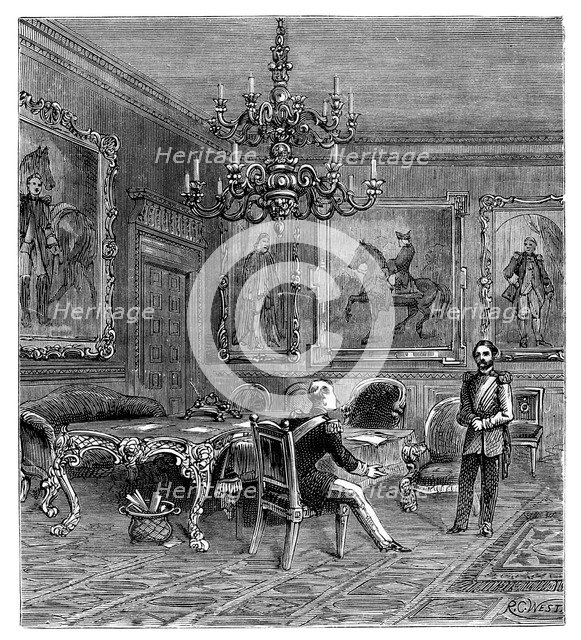 The Council Chamber, St James's Palace, 1900. Creator: Unknown.