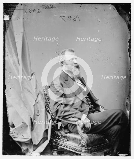 William Morris Stewart, between 1860 and 1875. Creator: Unknown.