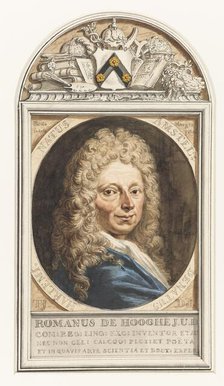 Portrait of Romeyn de Hooghe, 1712-1795. Creator: Tako Hajo Jelgersma.