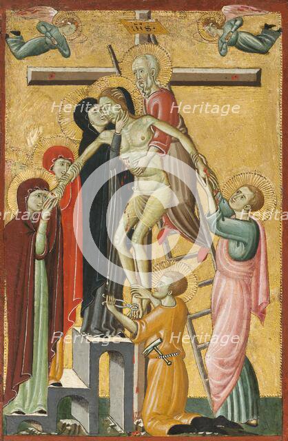 The Descent from the Cross, 1300. Creator: Master of Forli.