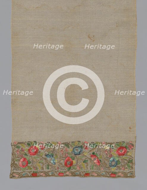 Towel or Napkin, Turkey, 1825/1875. Creator: Unknown.