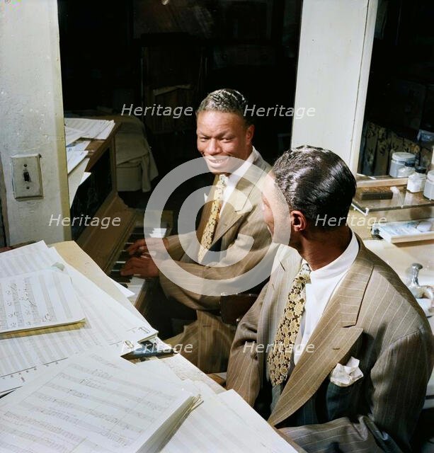 Portrait of Nat King Cole, New York, N.Y., ca. June 1947. Creator: William Paul Gottlieb.