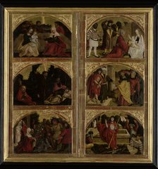 Diptych with Scenes from the Life of Christ, 2nd quarter of 16th century. Creator: Unknown.