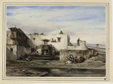 Greek Village, 1828/30. Creator: Alexandre Gabriel Descamps.