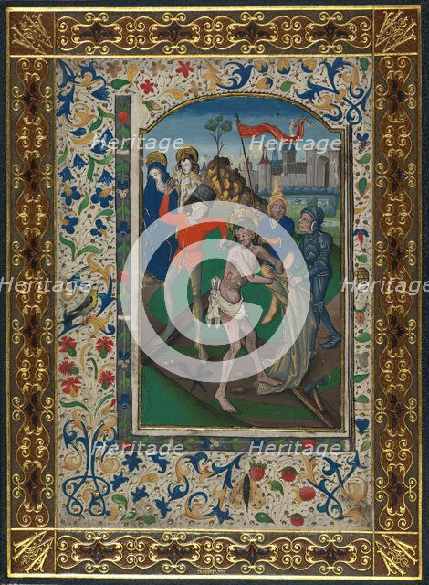 Martyrdom scene, early 15th century. Creator: Unknown.