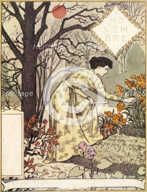 'Novembre', 1896. Creator: Eugene Samuel Grasset.