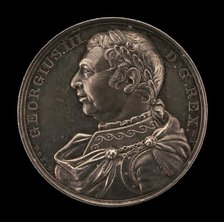 Death of King George III [obverse], 1820. Creator: John Marrian.