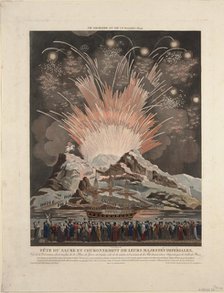 Festivities at the Coronation of Napoleon, 1806. Artist: Le Coeur, Louis (active ca. 1800)