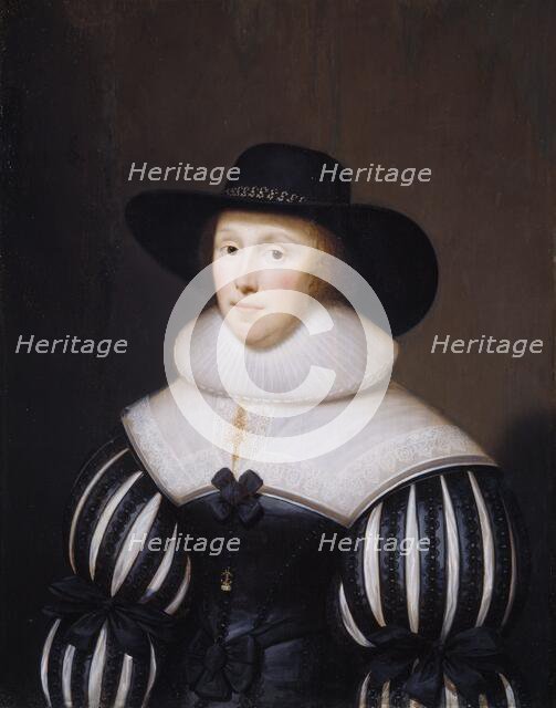 Portrait of Grace Bradbourne, Wife of Thomas Holte, 1627-1700. Creator: Cornelis Janssens van Ceulen.