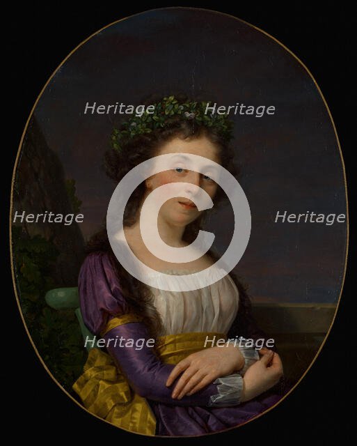 Portrait of Marie-Louise Joubert, neé Poulletier de Perigny, 1787. Creator: Francois-Xavier Fabre.