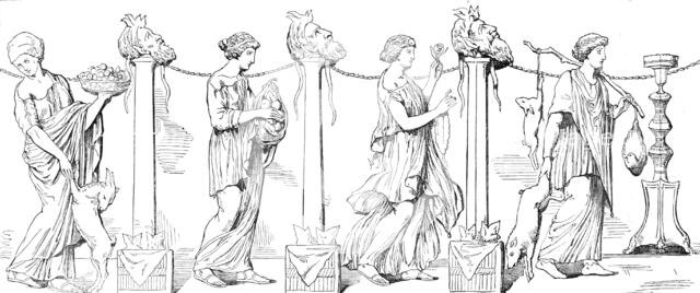 Interesting Greek vase discovered at Capua, 1854. Creator: Unknown.