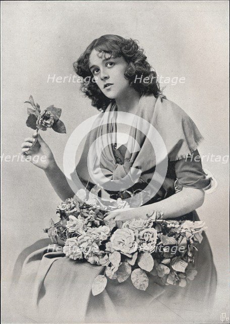 'The Flower Girl', c1903. Artist: Karl Anton.